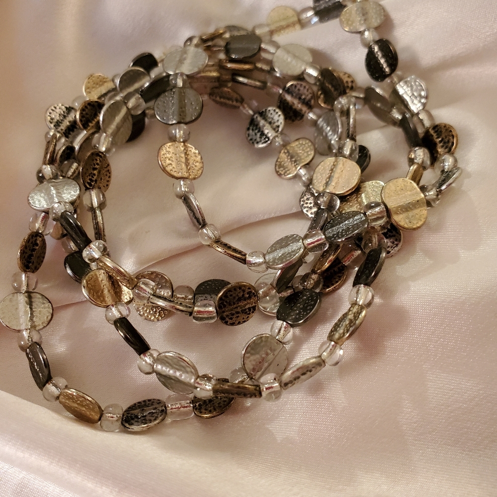 Set of 5 stretch bracelets